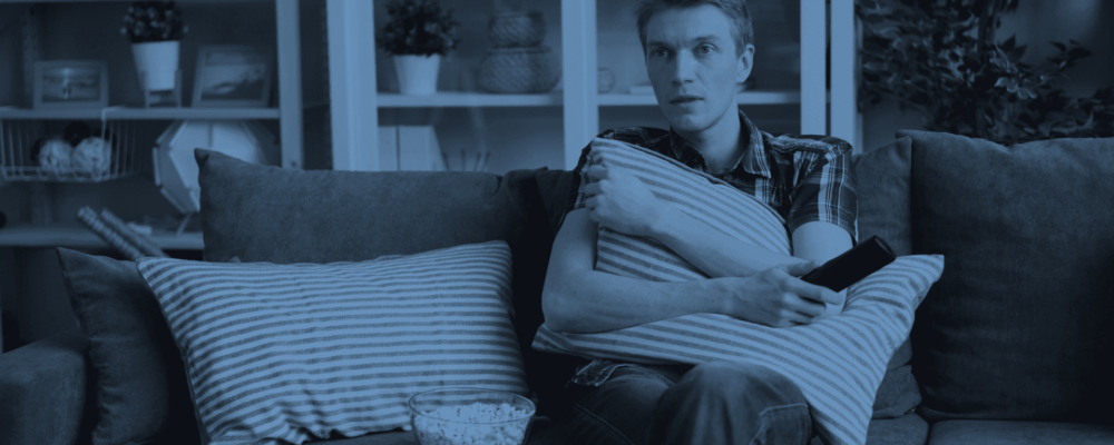 watching TV